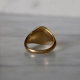 Edwardian Gold Signet Ring-Charlotte Sayers Antique Jewellery