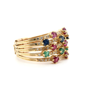 Edwardian Harem Ring-Charlotte Sayers Antique Jewellery