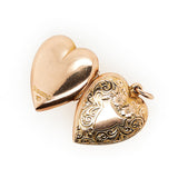 Edwardian Heart Locket Pendant-Charlotte Sayers Antique Jewellery