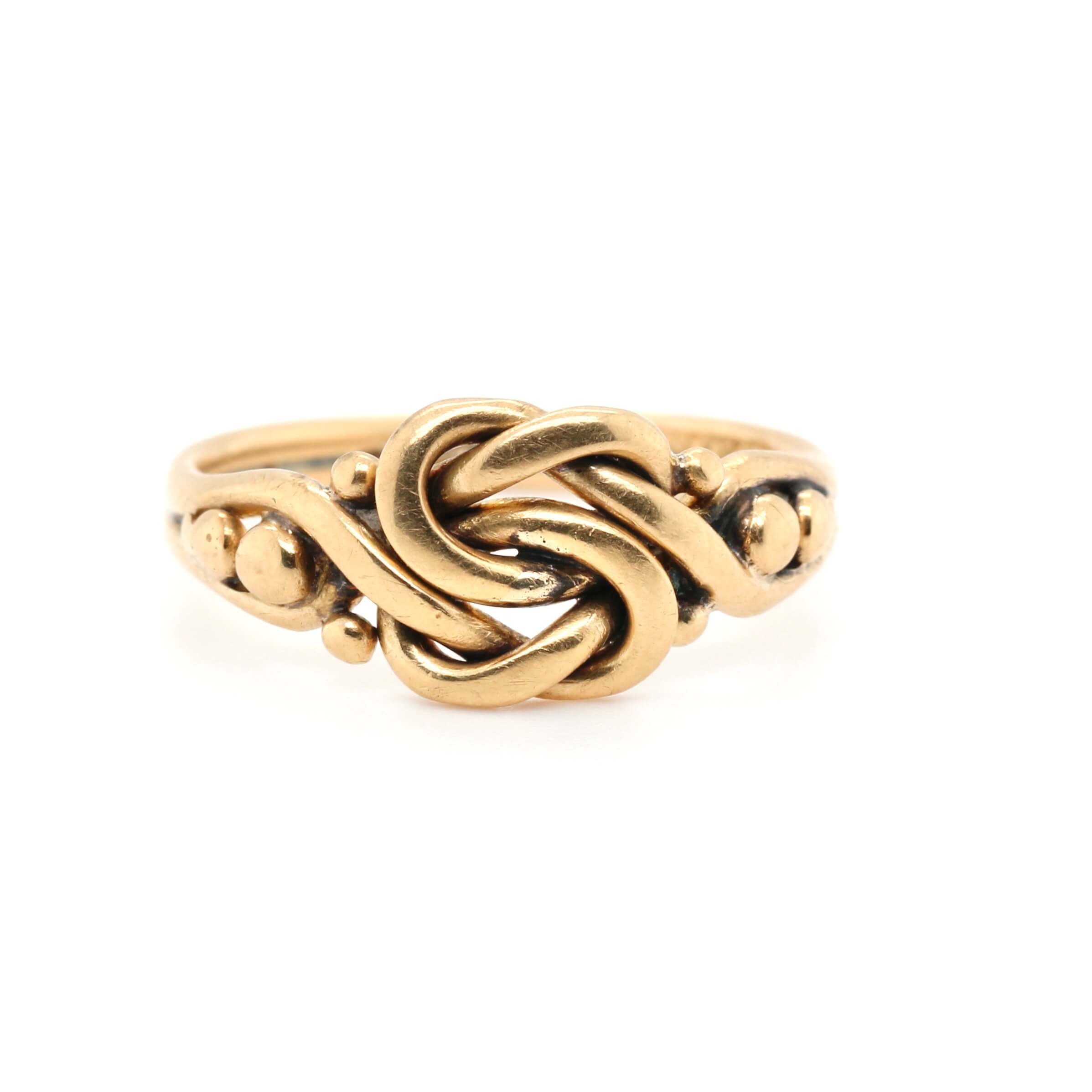 Edwardian Knot Ring-Charlotte Sayers Antique Jewellery