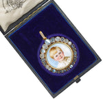 Edwardian Miniature Pendant-Charlotte Sayers Antique Jewellery