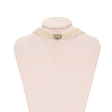 Edwardian Natural Pearl Necklace with Diamond Clasp-Charlotte Sayers Antique Jewellery