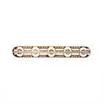 Edwardian Old European Cut Diamond Bar Brooch-Charlotte Sayers Antique Jewellery
