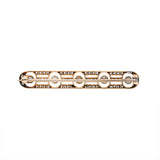 Edwardian Old European Cut Diamond Bar Brooch-Charlotte Sayers Antique Jewellery