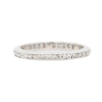 Edwardian Old Mine Cut Diamond Eternity Ring-Charlotte Sayers Antique Jewellery