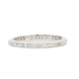 Edwardian Old Mine Cut Diamond Eternity Ring-Charlotte Sayers Antique Jewellery
