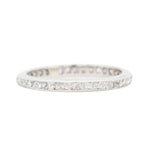 Edwardian Old Mine Cut Diamond Eternity Ring-Charlotte Sayers Antique Jewellery
