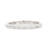 Edwardian Old Mine Cut Diamond Eternity Ring-Charlotte Sayers Antique Jewellery
