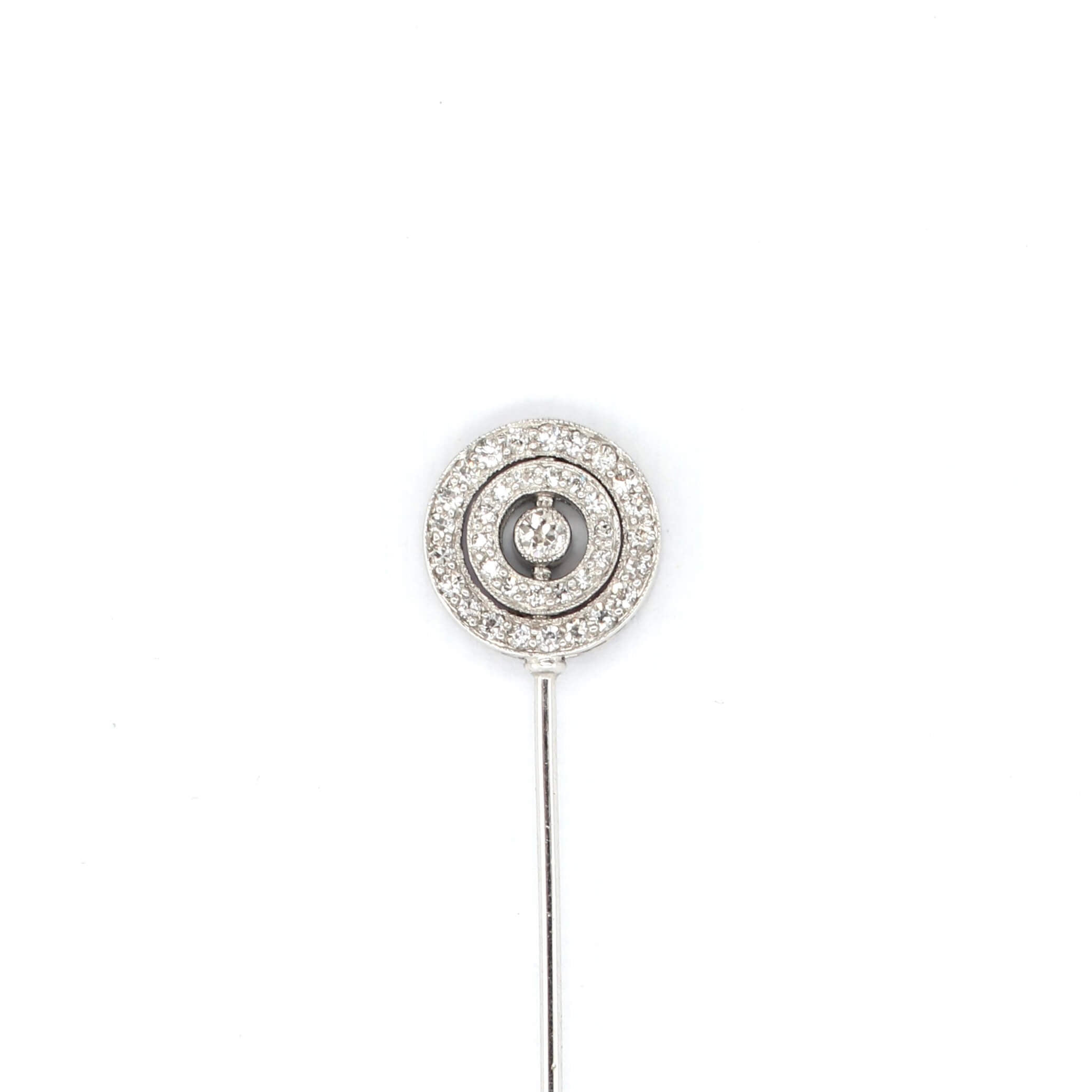 Edwardian Rotating Stick Pin-Charlotte Sayers Antique Jewellery