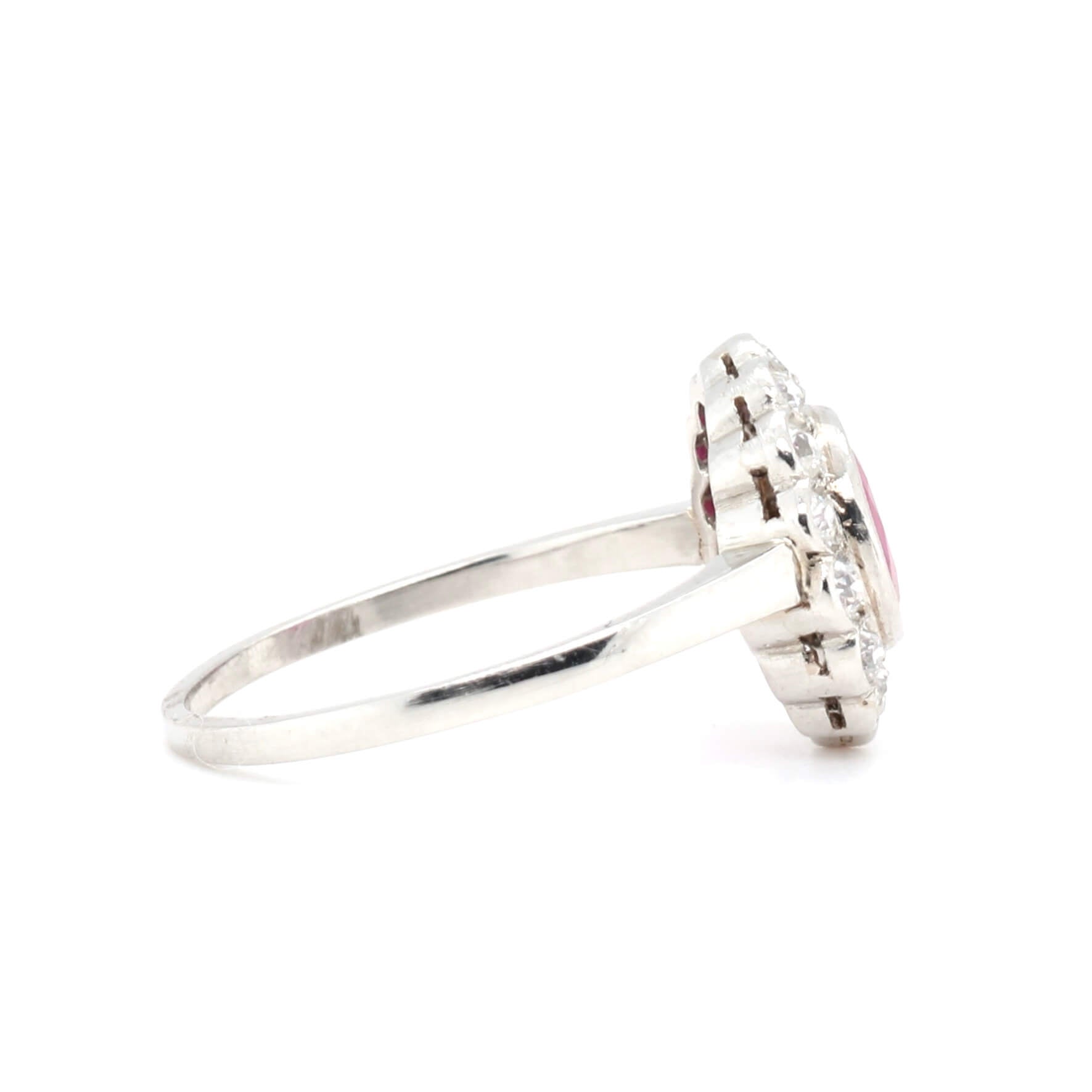 Edwardian Ruby and Diamond Ring-Charlotte Sayers Antique Jewellery