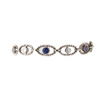 Edwardian Sapphire and Diamond Bracelet-Charlotte Sayers Antique Jewellery