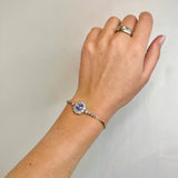 Edwardian Sapphire and Diamond Bracelet-Charlotte Sayers Antique Jewellery