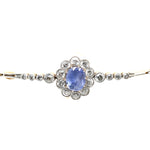 Edwardian Sapphire and Diamond Bracelet-Charlotte Sayers Antique Jewellery