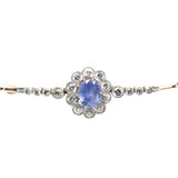 Edwardian Sapphire and Diamond Bracelet-Charlotte Sayers Antique Jewellery