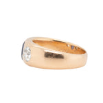 Edwardian Sapphire and Diamond Gypsy Ring-Charlotte Sayers Antique Jewellery