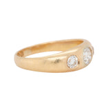 Edwardian Three Stone Gypsy Ring-Charlotte Sayers Antique Jewellery