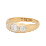 Edwardian Three Stone Gypsy Ring-Charlotte Sayers Antique Jewellery