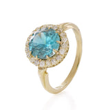 Edwardian Zircon Cluster Ring-Charlotte Sayers Antique Jewellery