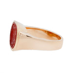 Eighteenth Century Carnelian Armorial Crest Intaglio Ring-Charlotte Sayers Antique Jewellery