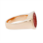 Eighteenth Century Carnelian Armorial Crest Intaglio Ring-Charlotte Sayers Antique Jewellery