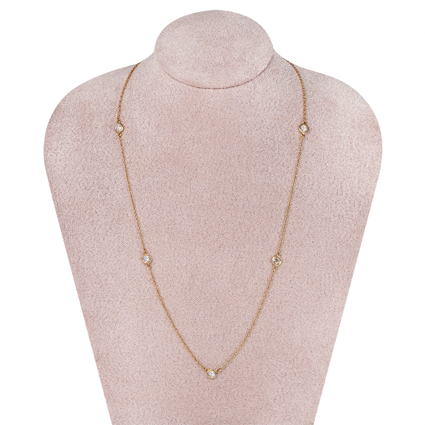 Elsa Peretti Tiffany Diamonds By The Yard Necklace-Charlotte Sayers Antique Jewellery