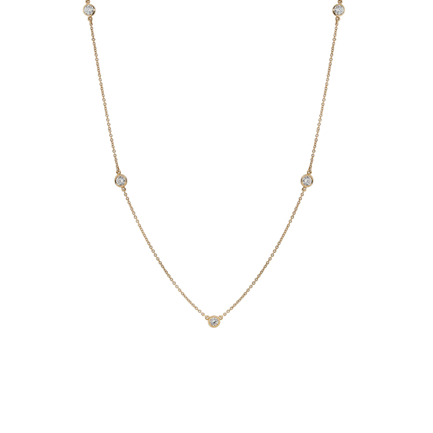 Elsa Peretti Tiffany Diamonds By The Yard Necklace-Charlotte Sayers Antique Jewellery