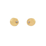 Elsa Peretti for Tiffany Diamond Stud Earrings-Charlotte Sayers Antique Jewellery