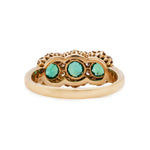 Emerald and Diamond Ring-Charlotte Sayers Antique Jewellery