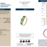 Emerald and Diamond Ring-Charlotte Sayers Antique Jewellery