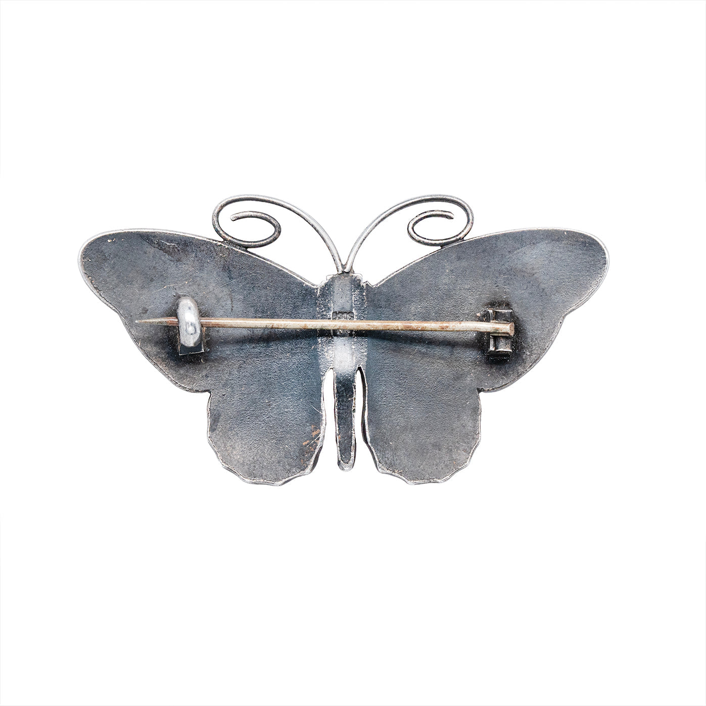 Enamel Butterfly Brooch-Charlotte Sayers Antique Jewellery