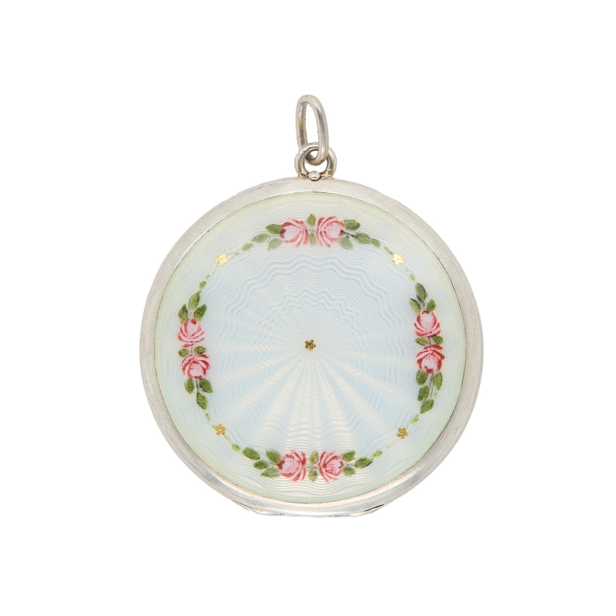 Enamel Locket-Charlotte Sayers Antique Jewellery