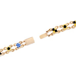 Enamel Maritime Signal Flag Bracelet-Charlotte Sayers Antique Jewellery
