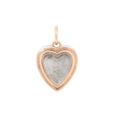 Enamel and Diamond Heart Locket Pendant-Charlotte Sayers Antique Jewellery