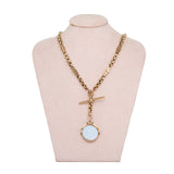 Engraved Link Chain-Charlotte Sayers Antique Jewellery