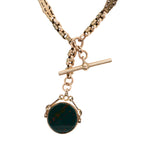 Engraved Link Chain-Charlotte Sayers Antique Jewellery
