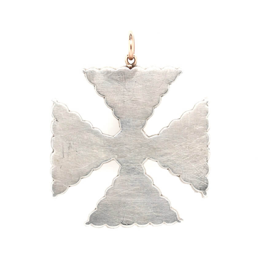 Georgian Maltese Cross Pendant