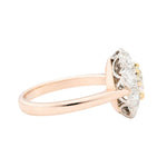 Fancy Yellow Diamond Cluster Ring-Charlotte Sayers Antique Jewellery