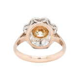 Fancy Yellow Diamond Cluster Ring-Charlotte Sayers Antique Jewellery