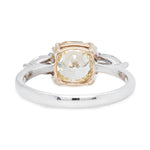 Fancy Yellow Diamond and Diamond Ring-Charlotte Sayers Antique Jewellery