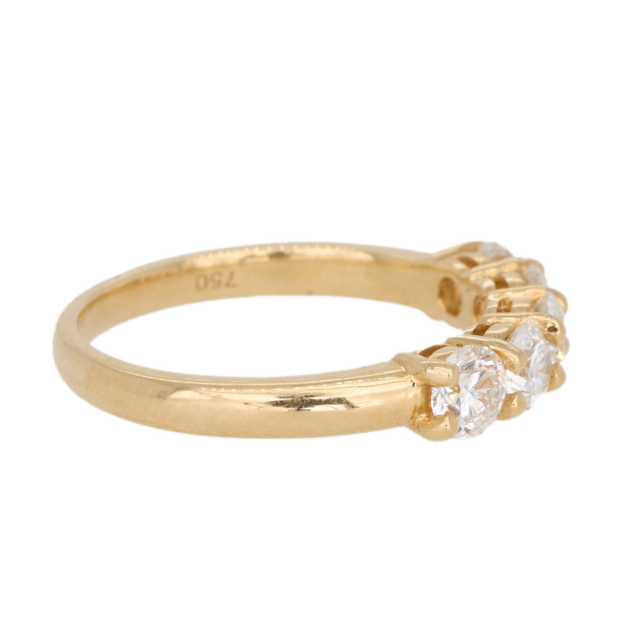 Five Stone Diamond Ring-Charlotte Sayers Antique Jewellery