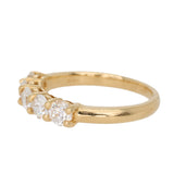 Five Stone Diamond Ring-Charlotte Sayers Antique Jewellery