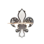 Fleur de Lys Brooch-Charlotte Sayers Antique Jewellery
