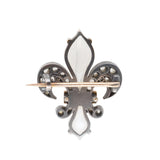 Fleur de Lys Brooch-Charlotte Sayers Antique Jewellery