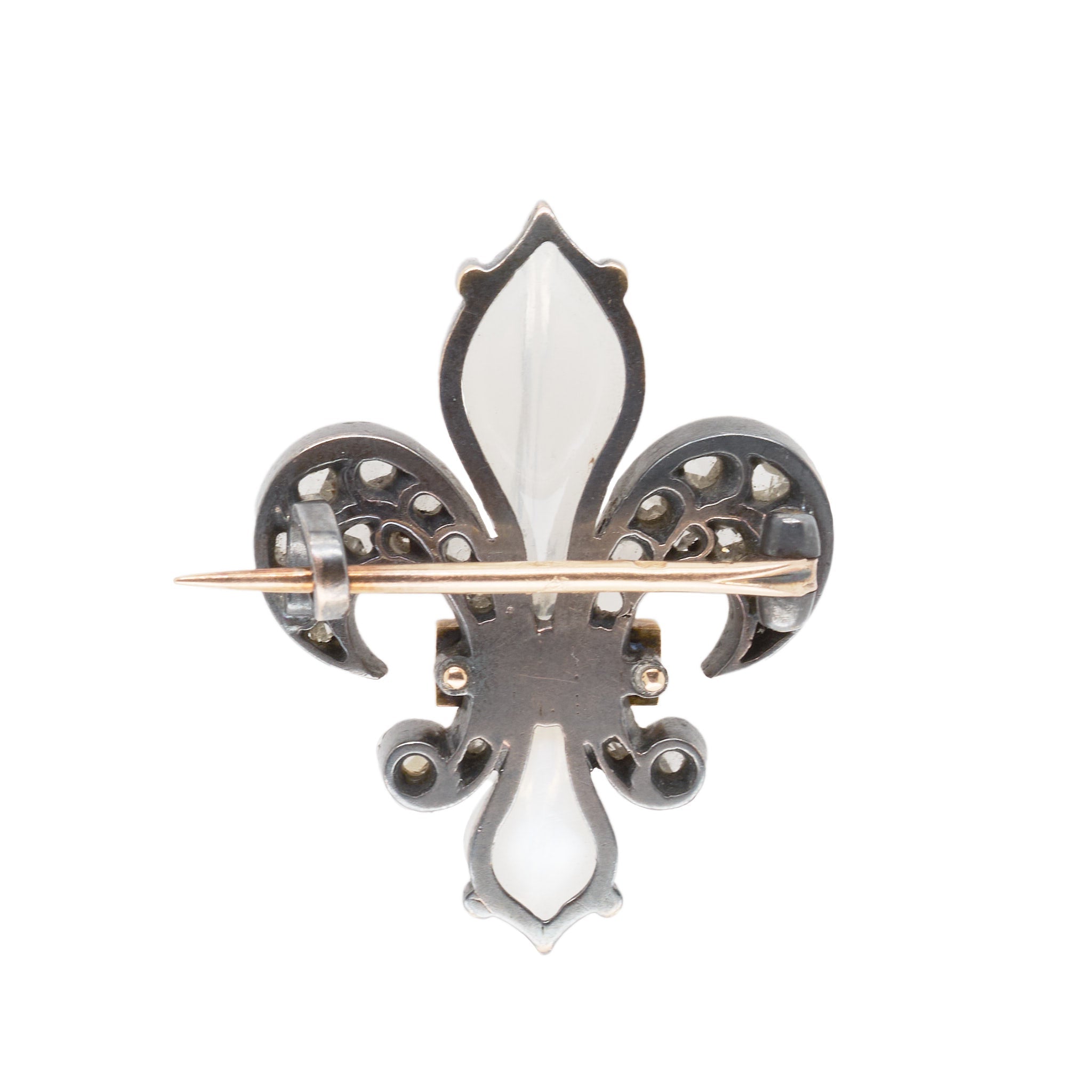 Fleur de Lys Brooch-Charlotte Sayers Antique Jewellery