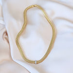 Fope Vendôme 18ct Gold and Brilliant Cut Diamond Necklace-Charlotte Sayers Antique Jewellery