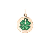 Four Leaf Clover Pendnant-Charlotte Sayers Antique Jewellery