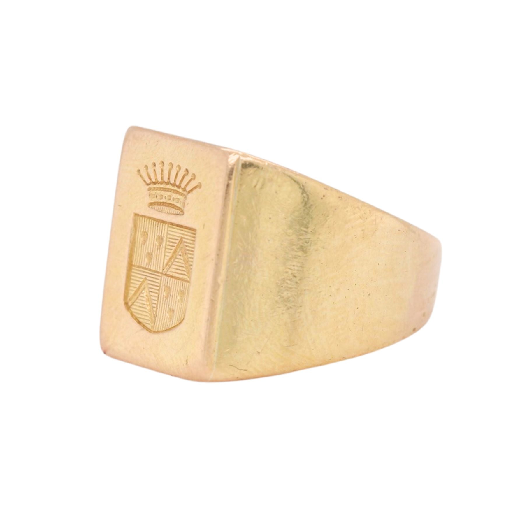 French 18ct Signet Ring-Charlotte Sayers Antique Jewellery