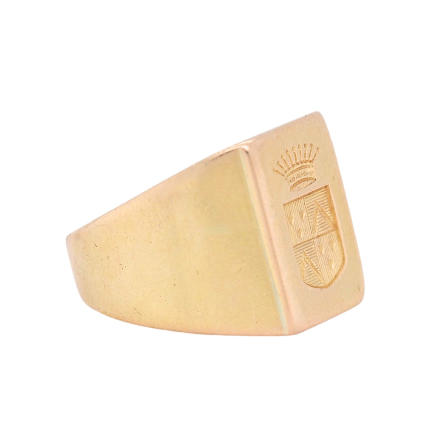 French 18ct Signet Ring-Charlotte Sayers Antique Jewellery