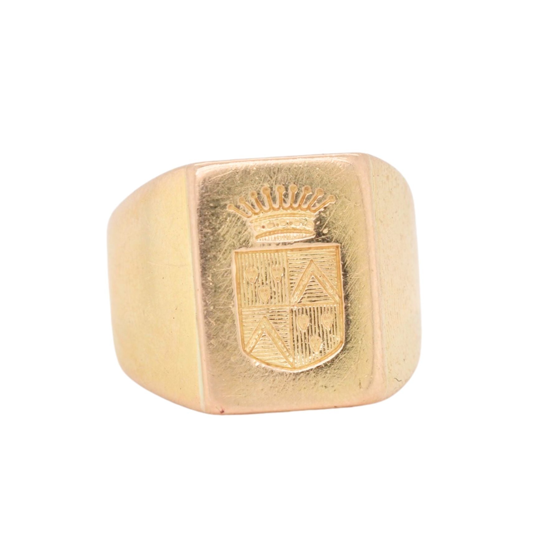 French 18ct Signet Ring-Charlotte Sayers Antique Jewellery