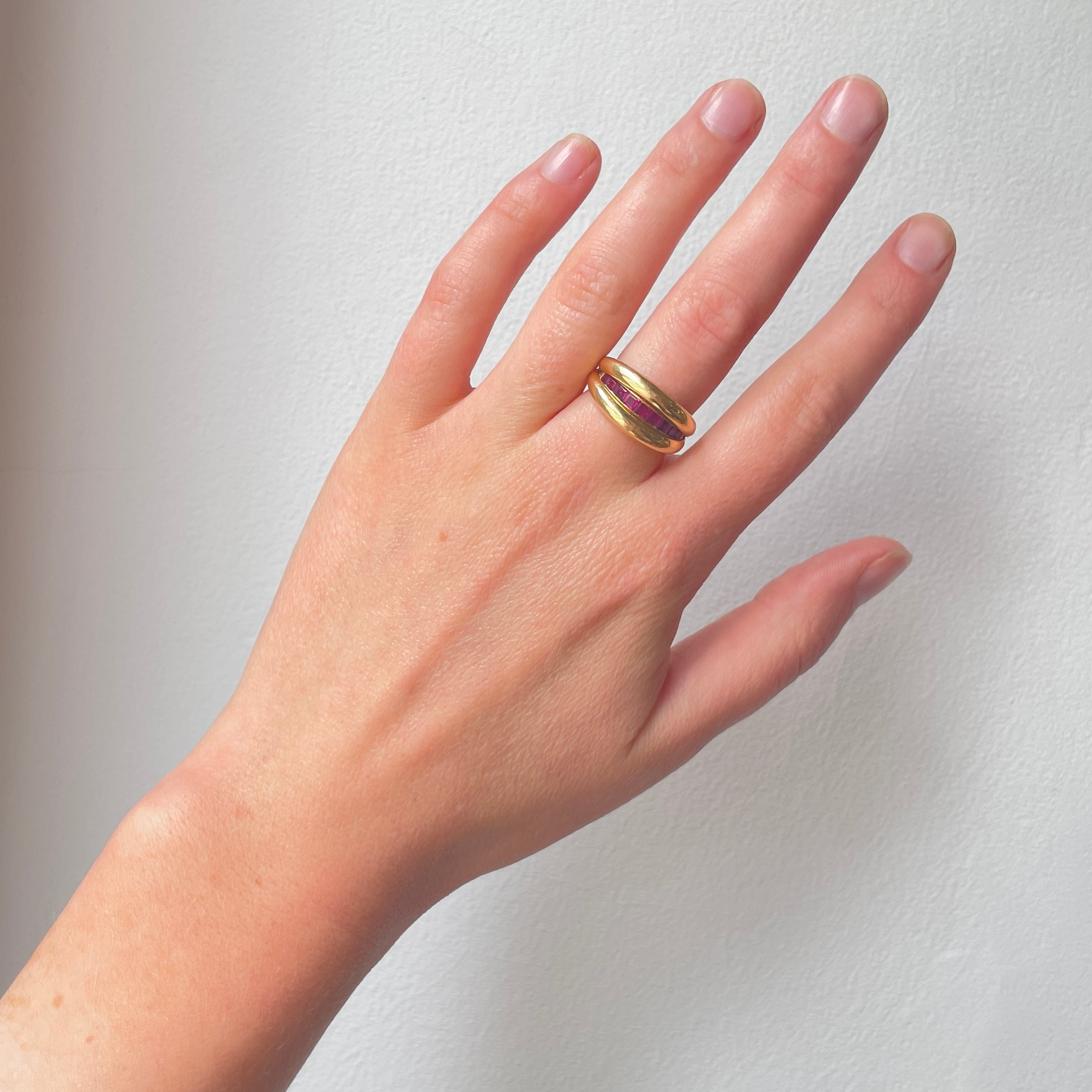 French 1960's Ruby Ring-Charlotte Sayers Antique Jewellery